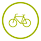 Icono de estacionamiento de bicicletas del proyecto Laguna Verde Segunda Etapa