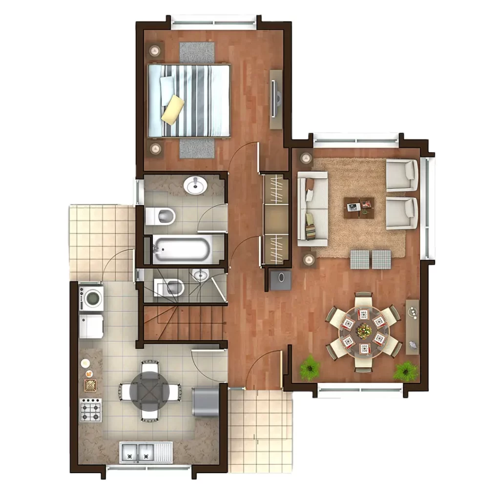 Casa de 126 m2 del proyecto Condominio Peumayén Segunda Etapa